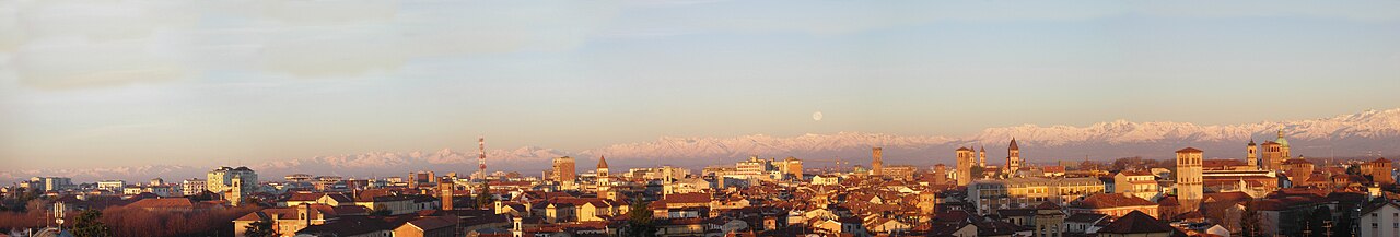 Panorama di Vercelli